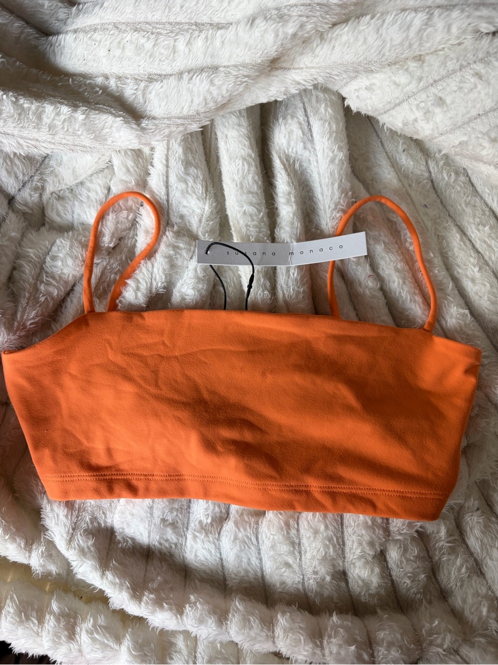 Susana Monaco Orange Crop Tank